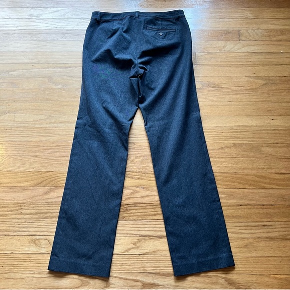 Lauren Ralph Lauren Adele Charcoal Gray Straight Leg Dress Pants Size 10 - Picture 5 of 6